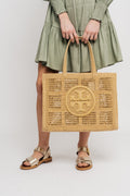 Ella Hand-Crocheted Large Tote - Natural