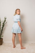 Sophie Mini Dress - Blue Waves