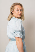 Sophie Mini Dress - Blue Waves