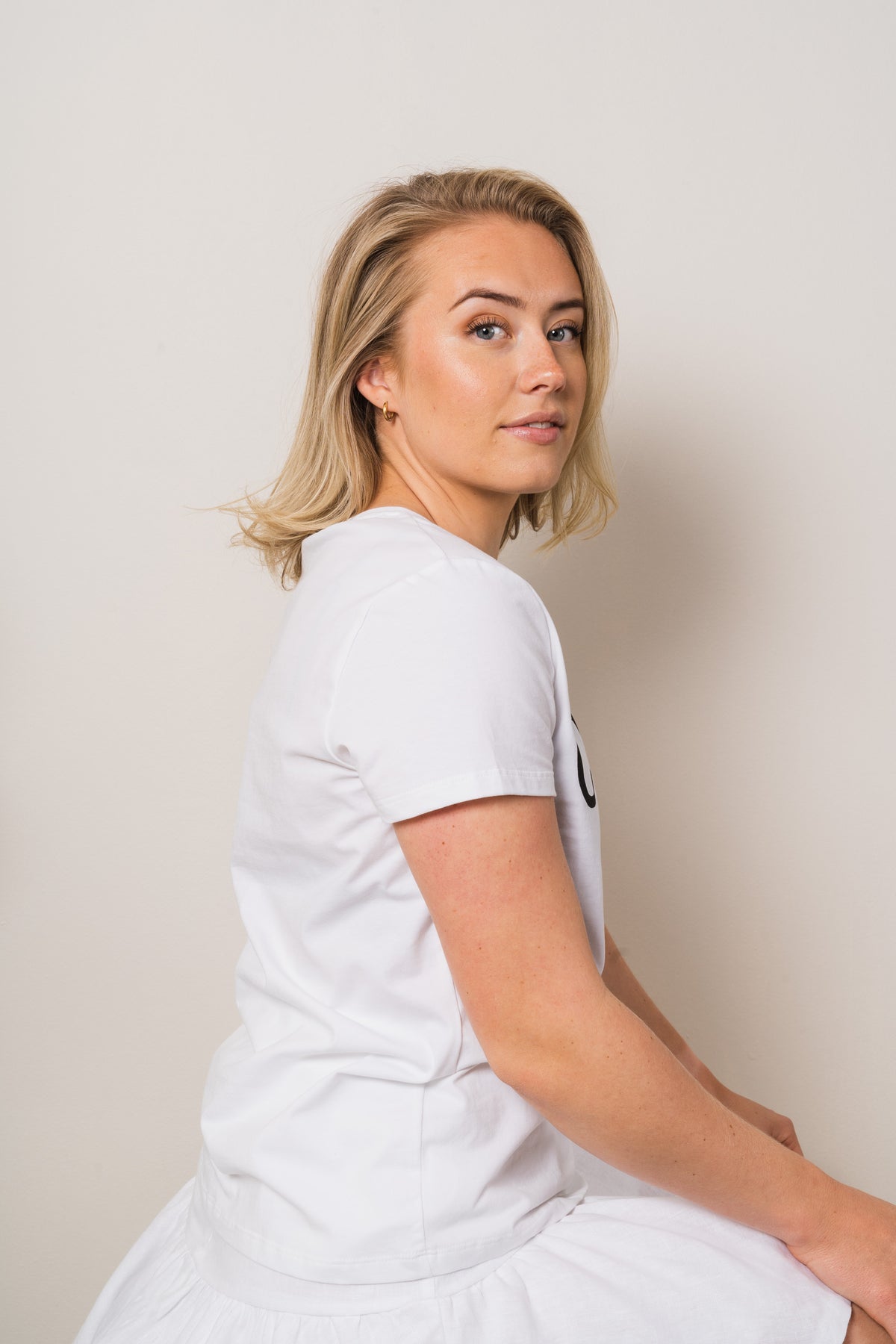 Coco Signature Tee - White