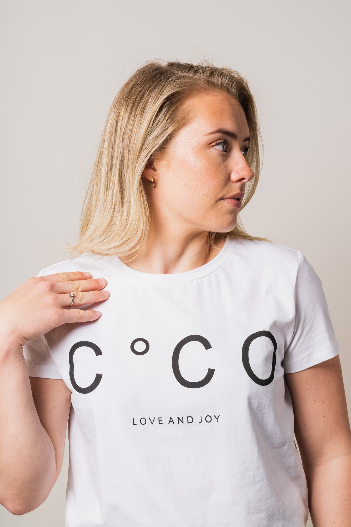 Coco Signature Tee - White