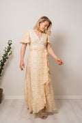 Gabriella Maxi Dress - Yellow Flower