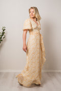 Gabriella Maxi Dress - Yellow Flower
