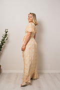Gabriella Maxi Dress - Yellow Flower