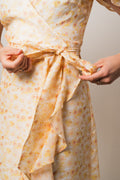 Gabriella Maxi Dress - Yellow Flower