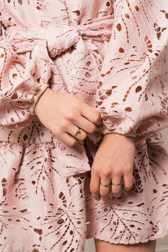 Jordyn Lace Dress - Dusty Pink