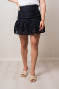 Villie Lace Skirt - Navy