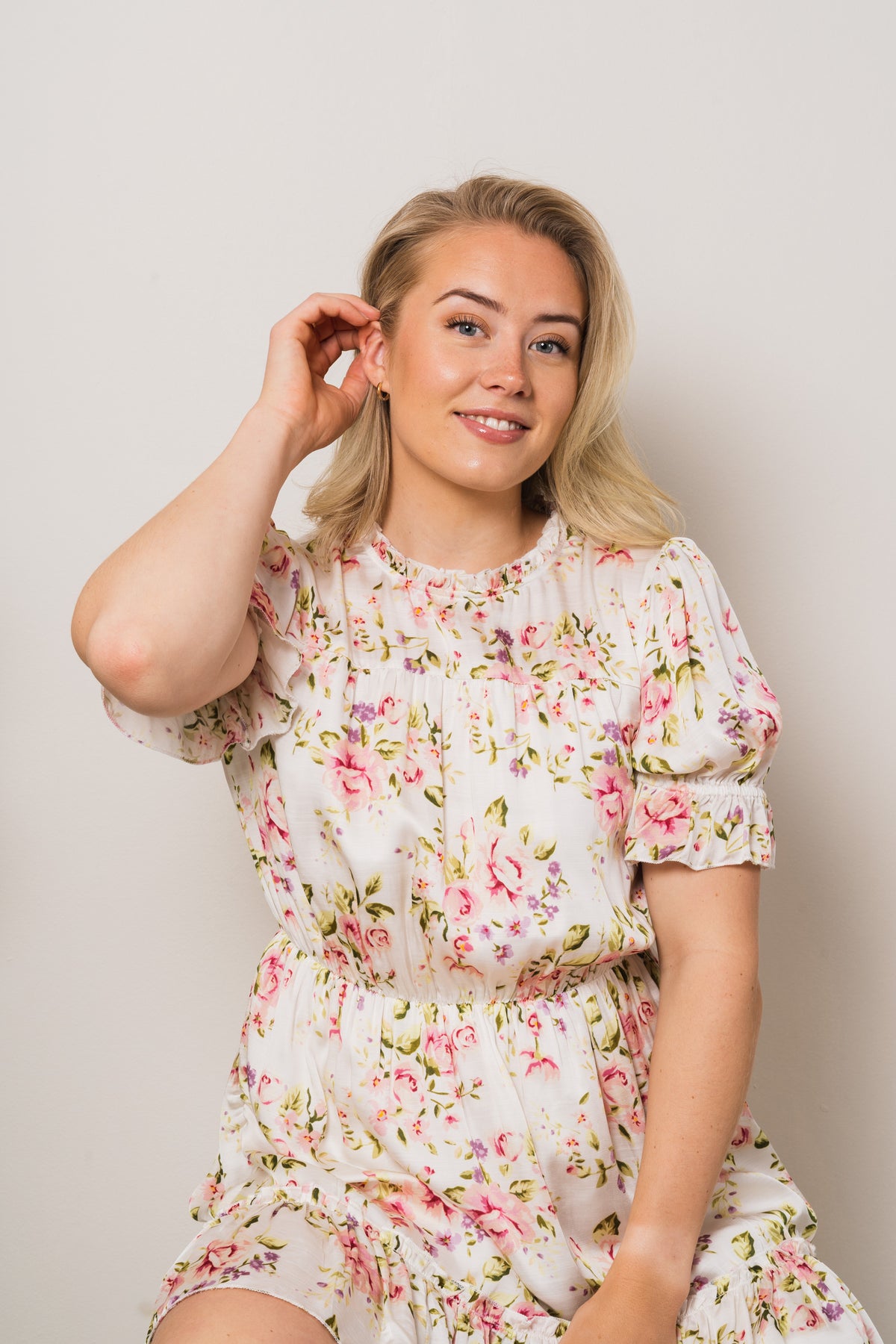 Sophie Mini Dress - Rose