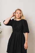 Eli Linen Dress - Black