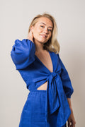 Cintare Mini Dress - Sicilian Blue