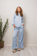 Brady Blouse - Light Blue