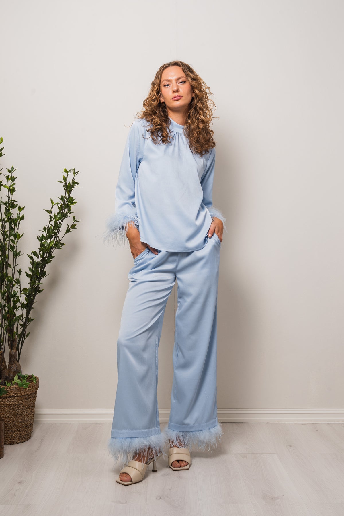 Brady Blouse - Light Blue