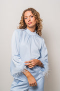 Brady Blouse - Light Blue