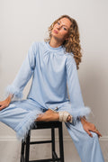 Brady Blouse - Light Blue