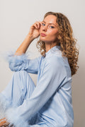Brady Blouse - Light Blue