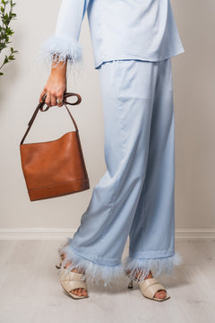 Edith Small Bucket Bag - Cognac