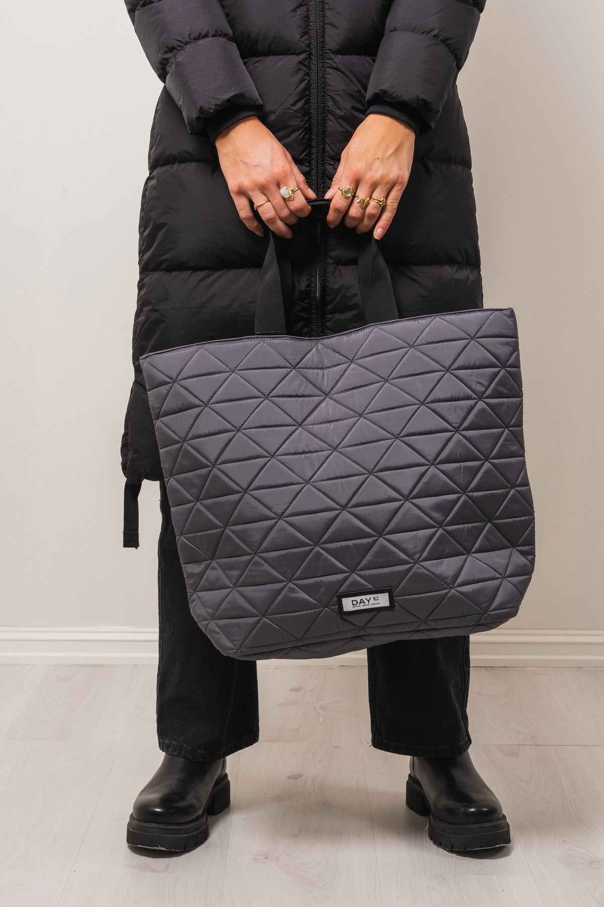 Day Gweneth Re-Q Boxin Ope Tote - Magnet Grey