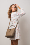 Lexie Small Bucket Bag - Sand