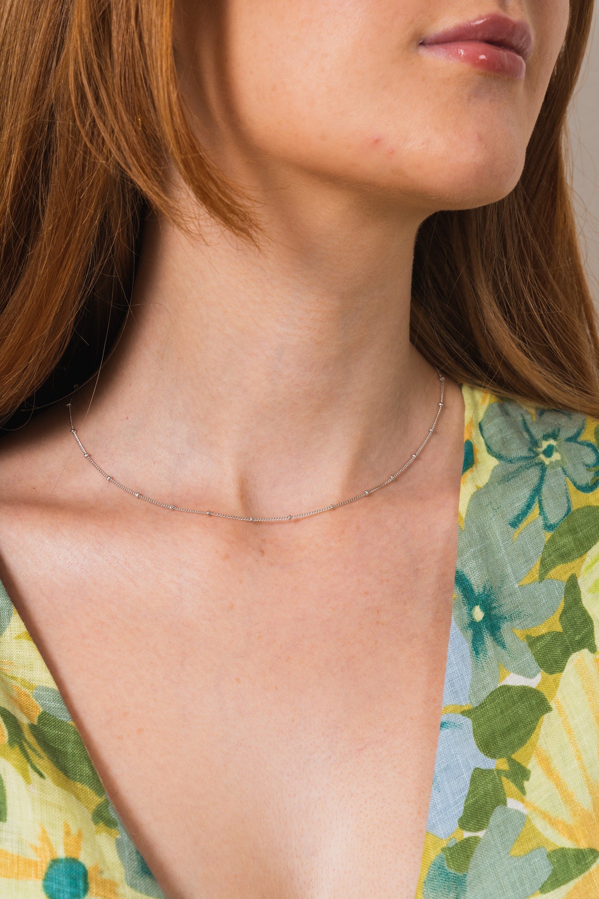 Nala Choker Necklace - Silver