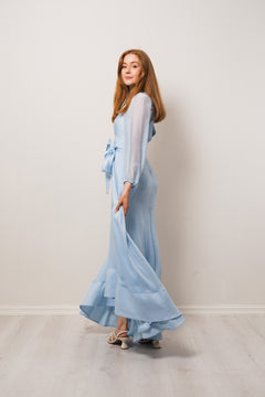 Sage Dress - Ice Blue