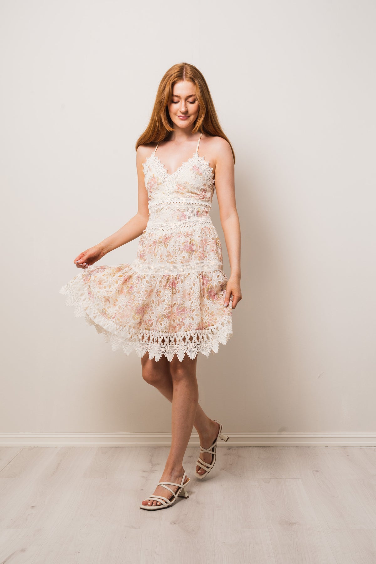 Lara Dress - Pink Floral