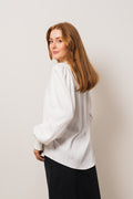 Sueda Frill Shirt - White