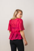 Monique Flow Blouse - Pink