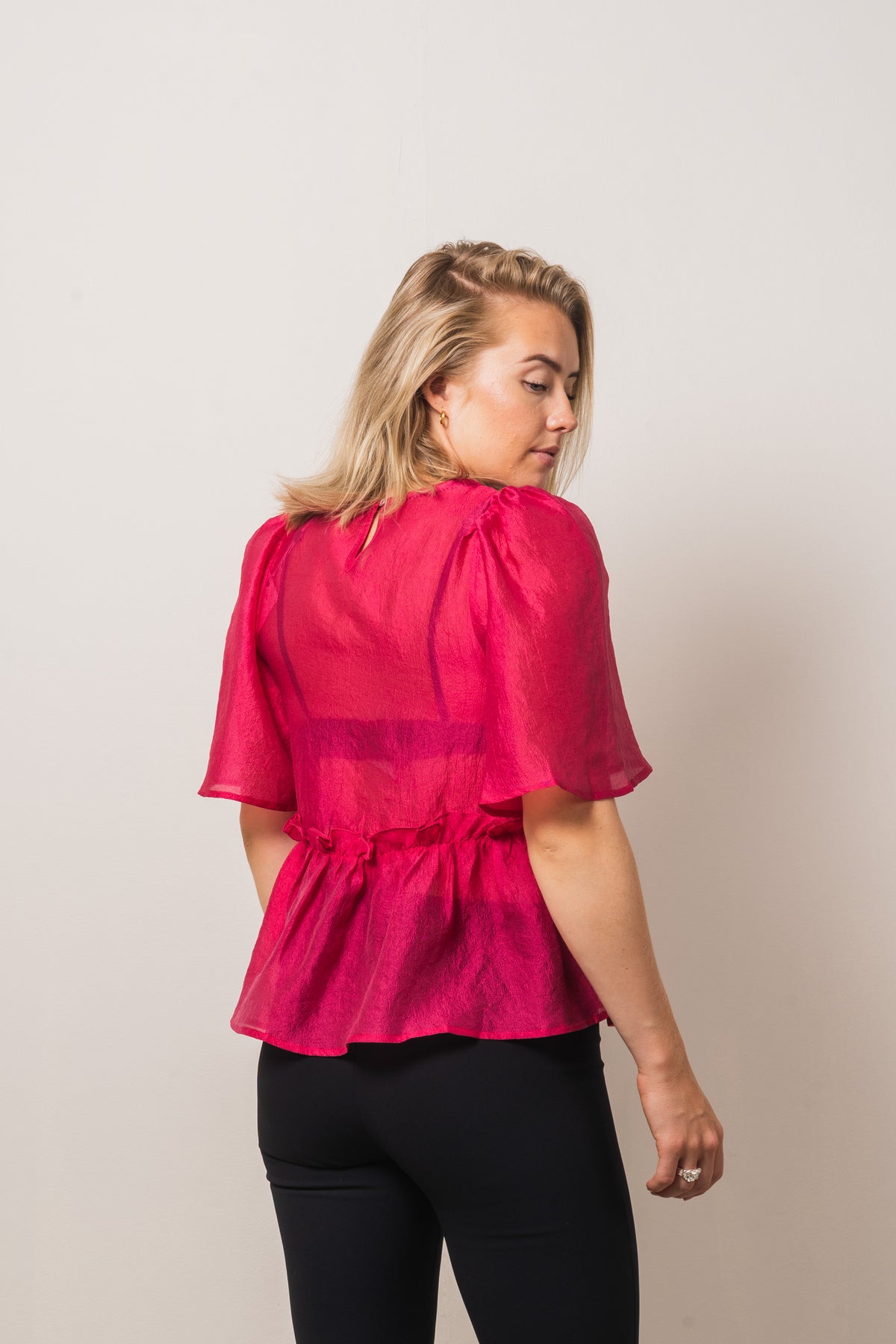 Monique Flow Blouse - Pink
