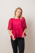 Monique Flow Blouse - Pink