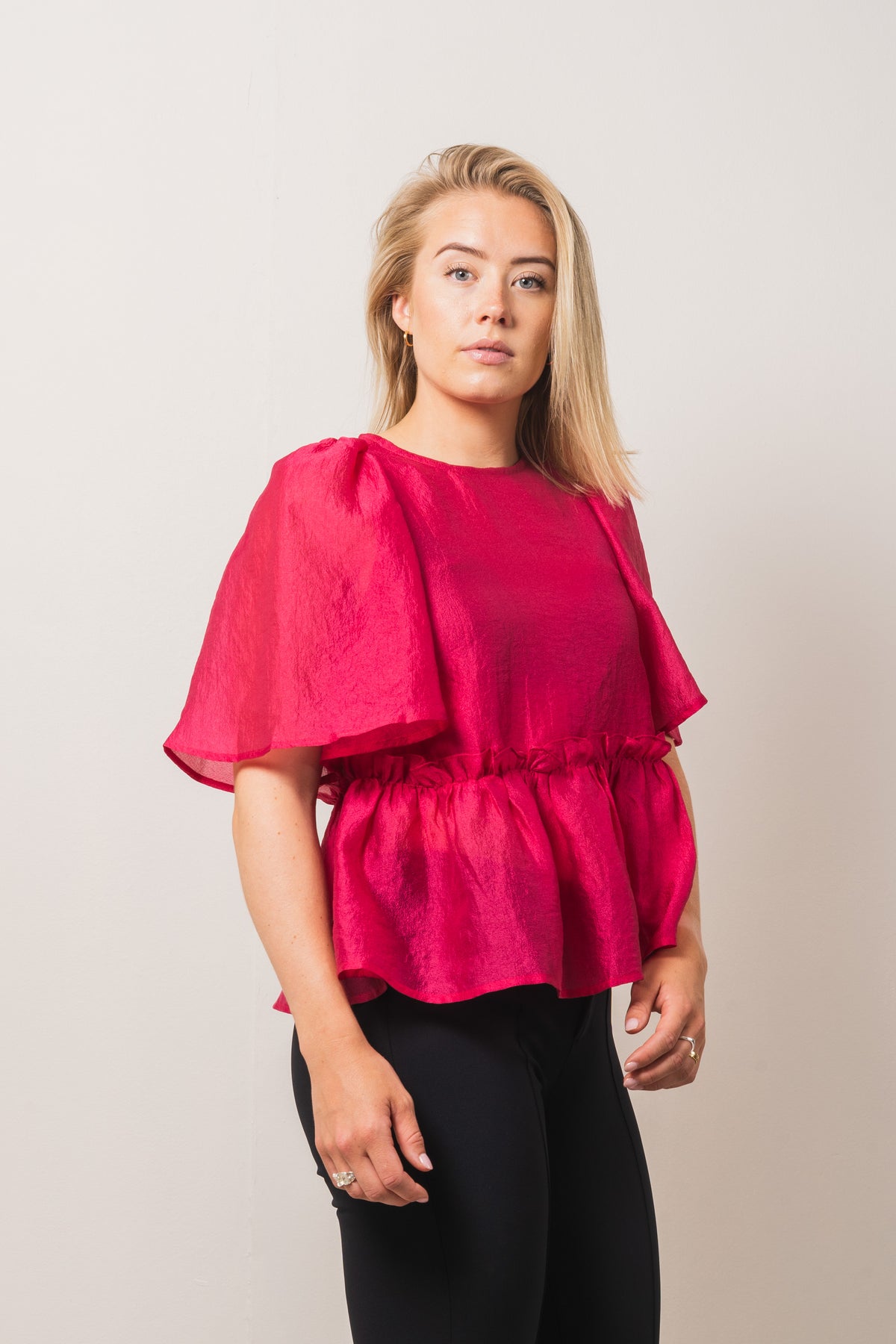Monique Flow Blouse - Pink