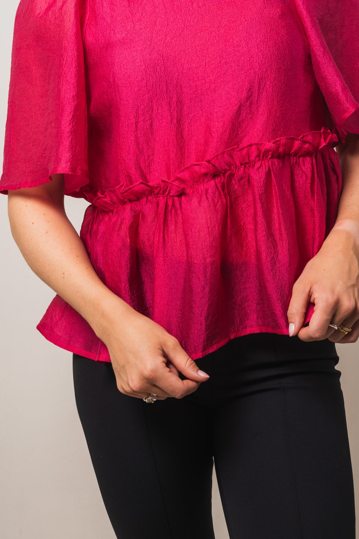 Monique Flow Blouse - Pink