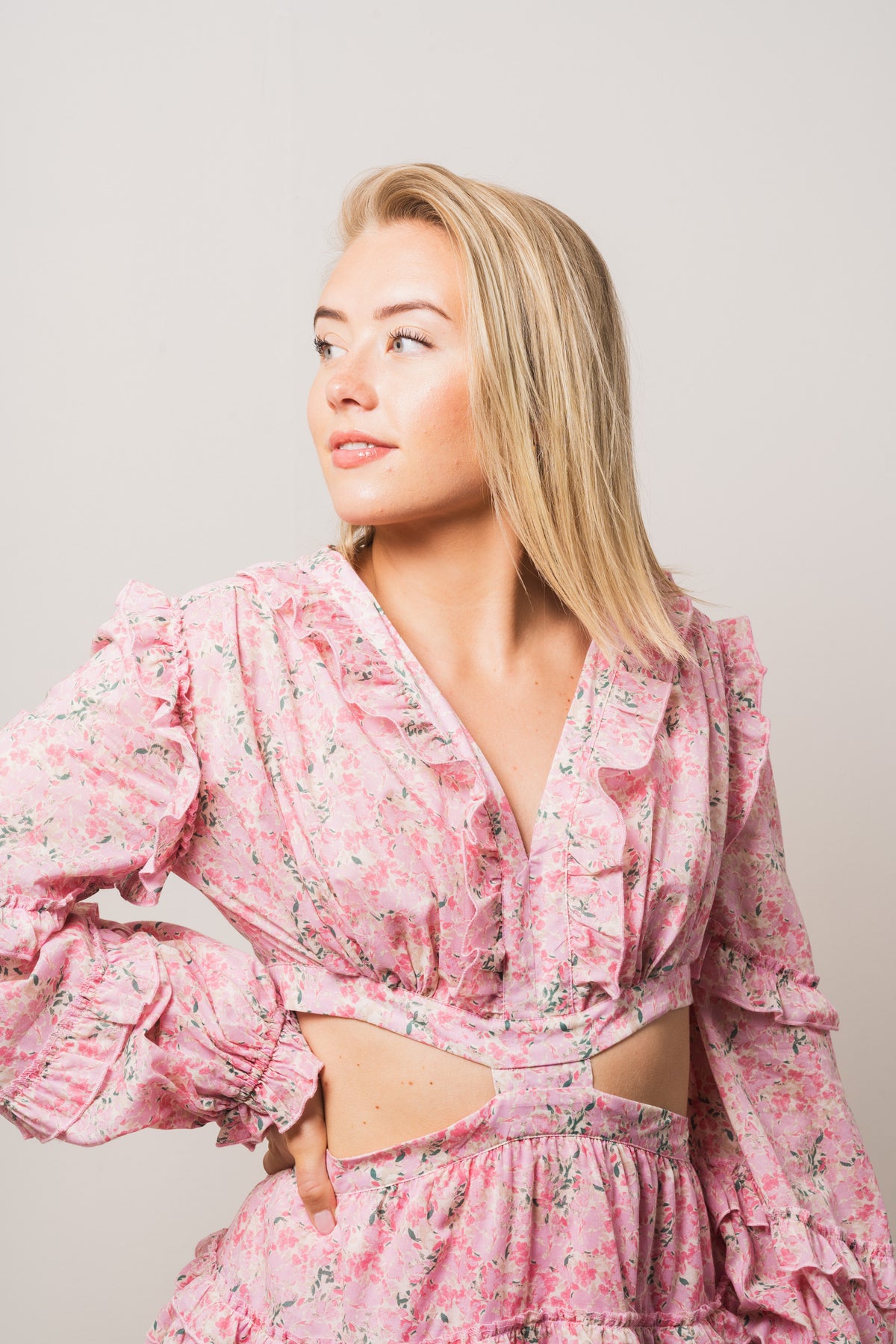 Kelly Mini Dress - Flora Garden