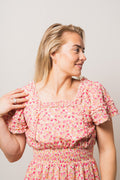 Chiara Dress - Peachy Pink