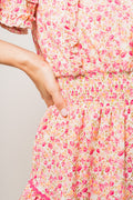 Chiara Dress - Peachy Pink