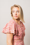 Chiara Dress - Peachy Pink