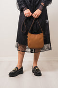 Poppy Small Hobo Bag - Cognac