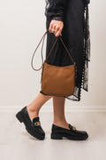 Poppy Small Hobo Bag - Cognac