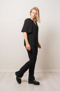 Sunrise Flow Top - Black