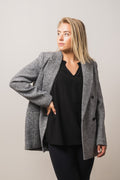 Ina Herring Oversize Blazer - Black