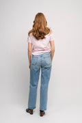 Essential Ss V-Neck Tee - Cradle Pink