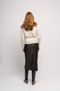Vera Ls Knit Belt Kofta - Birch