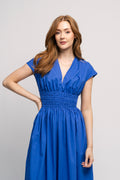 Agnes Midi Dress - Glacial Blue