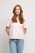 Essential Ss Boxy Tee - Cradle Pink