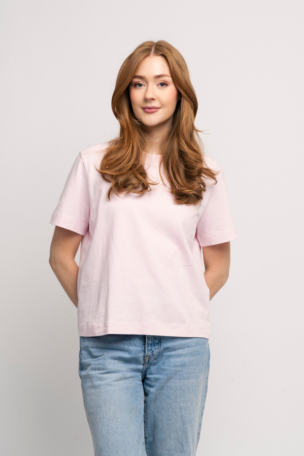 Essential Ss Boxy Tee - Cradle Pink