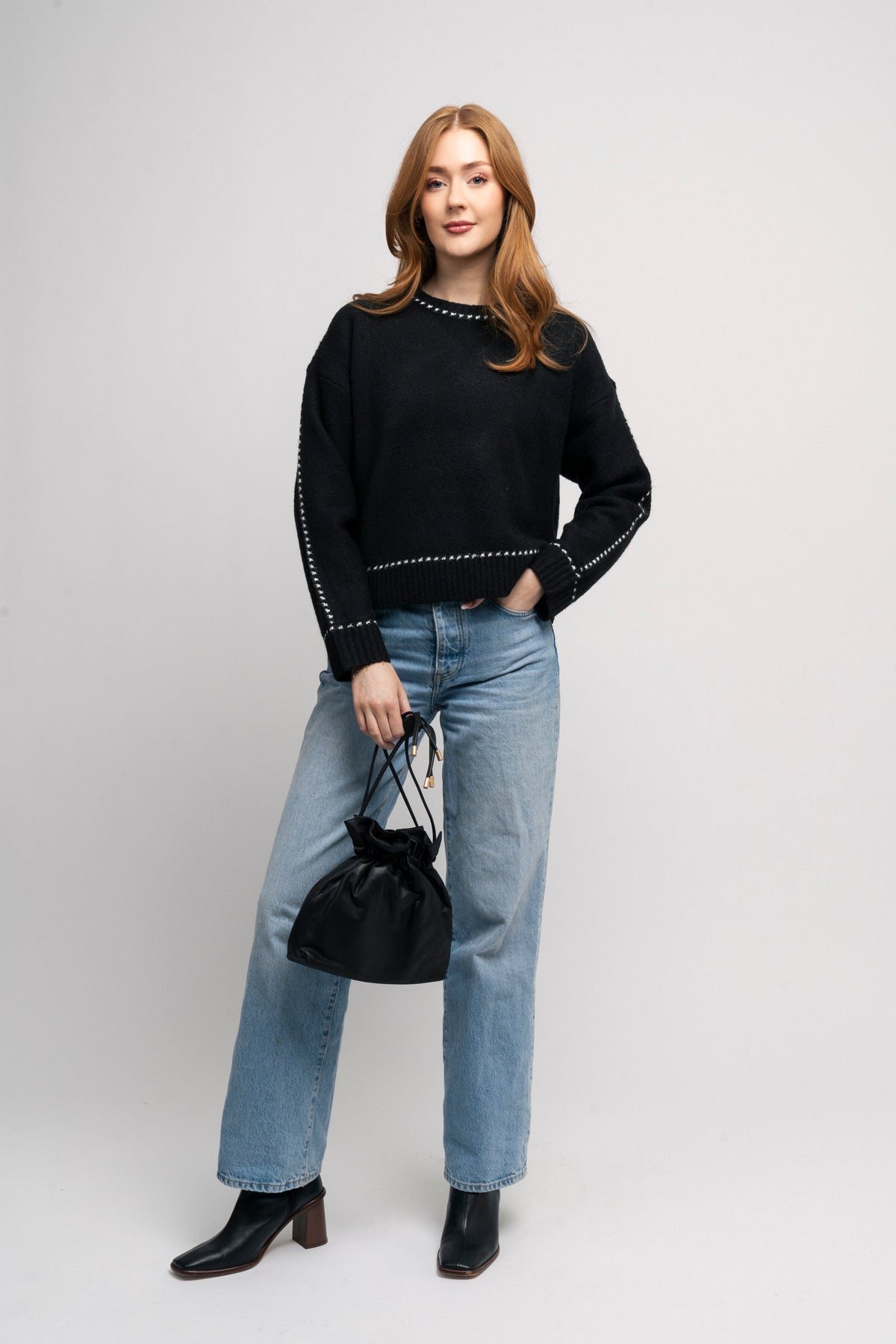 Phoebecc Mini Tie Bag - Black