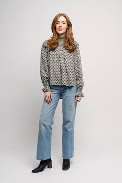 Lauracc Smock Blouse - Black