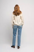 Logan-Aura Ls High Neck Top At - Birch
