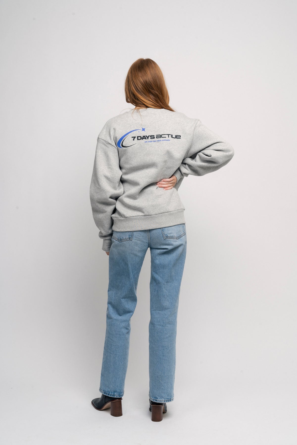 Organic Crewneck - Heather Grey