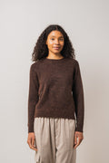 Lulu Ls Knit O-Neck - Java