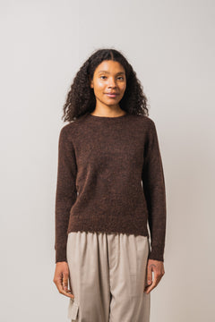 Lulu Ls Knit O-Neck - Java